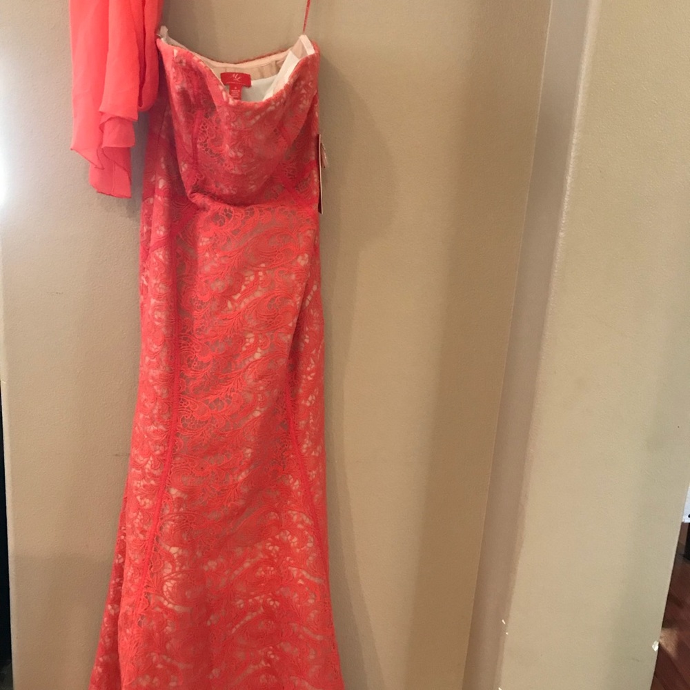 Monique Lhuillier beautiful lace gown